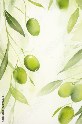 Olive subtle watercolor, seamless tile
