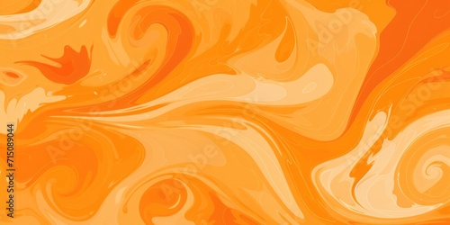 Orange marble swirls pattern