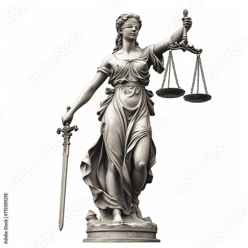 statur justiz justizia justicia frau blind nicht hören sagen reden mit waage gerechtigkeit streit gericht