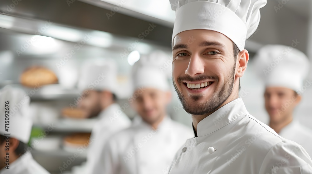 portrait of a smiling chef