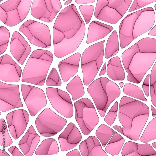 Pink pattern Voronoi pastels 