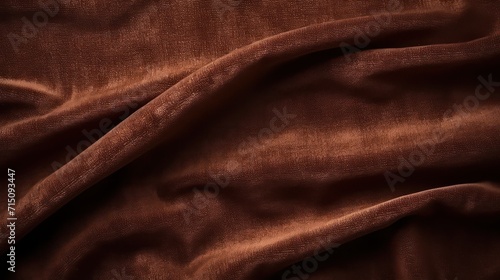 brown fabric, chocolate khaki brown abstract vintage background for design. Fabric cloth canvas texture. Color gradient, ombre. Rough, grain. Matte, shimmer