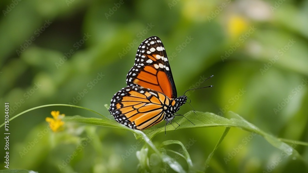 butterfly on a flower A simple wonder of nature, a beautiful orange viceroy or monarch butterfly sitting butterfly on a flower A simple wonder of nature, a beautiful orange viceroy or monarch butterfly sitting