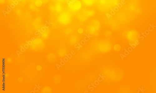 Orange bokeh background perfect for Party, Anniversary, Birthdays, celebration. Free space for text