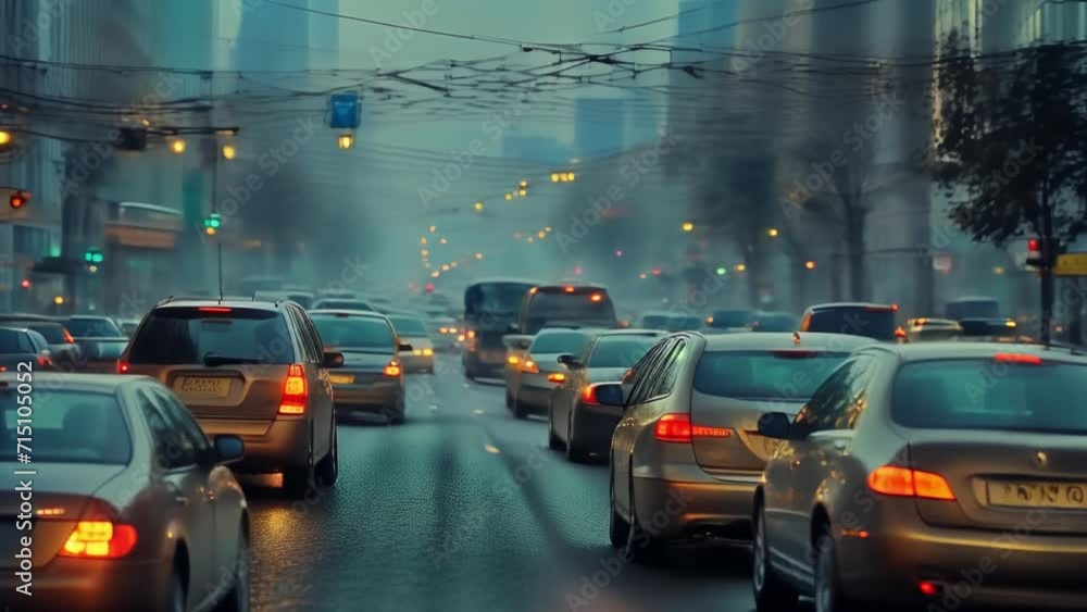 Evening traffic jams: hours of waiting on congested streets