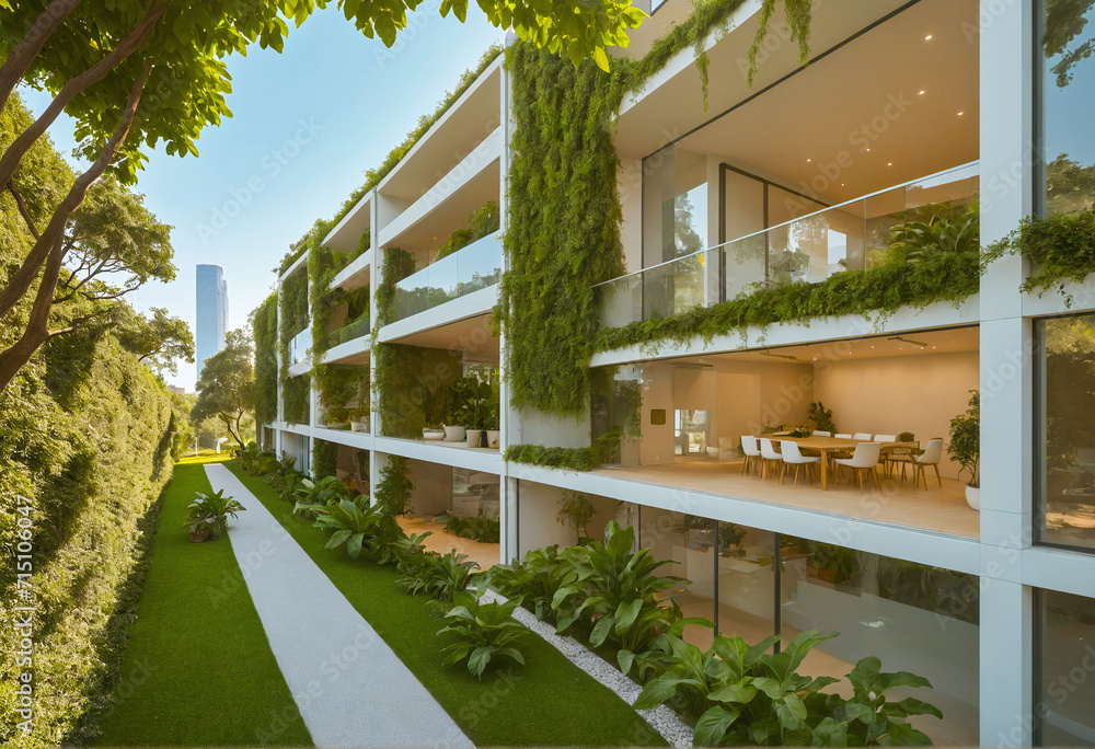 Future of the building site: ecological added value through intensive greening of facades, balconies, terraces and roofs
