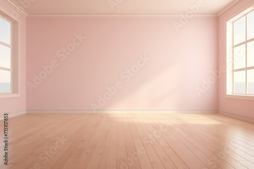 Empty Room Interior Background  Minimalist Space  Blank Canvas for Design  Home Atmosphere