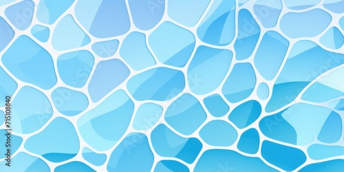 Sky blue pattern Voronoi pastels