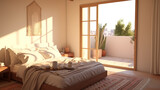 Free_photo_3D_render_of_a_room_interior_with_a_blank_