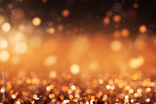  a blurry image of a blurry gold and black background with lights in the foreground and a blurry image of a blurry gold and black background in the foreground.