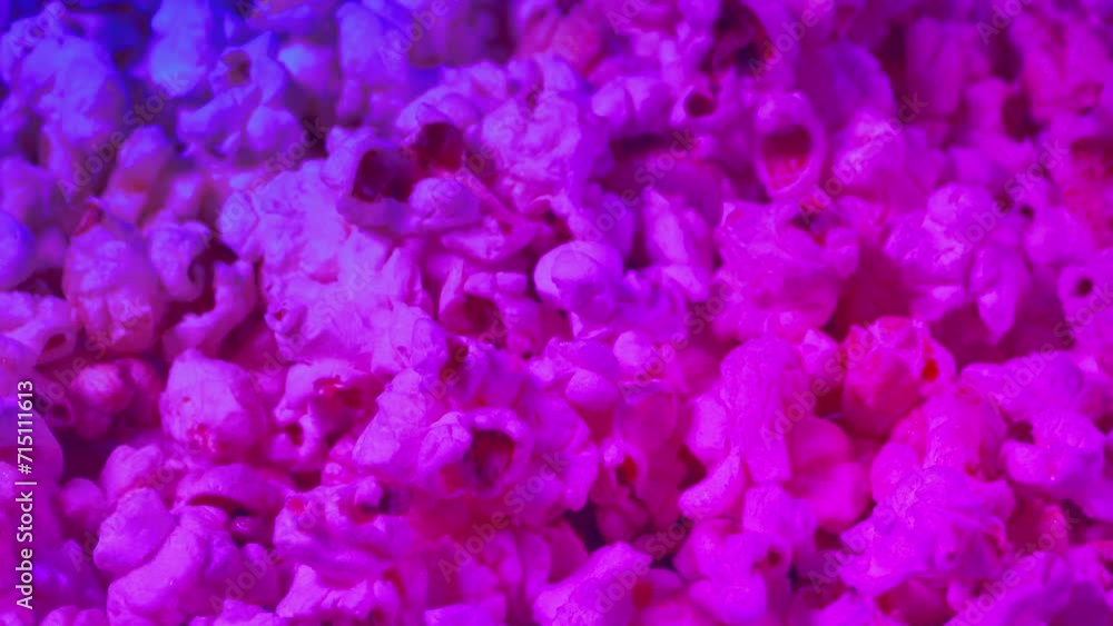 Popcorn In Party Lights Closeup
Popcorn In Party Lights Closeup