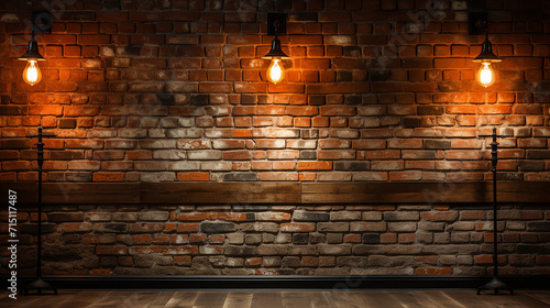 Free_photo_brick_wall_with_lamps