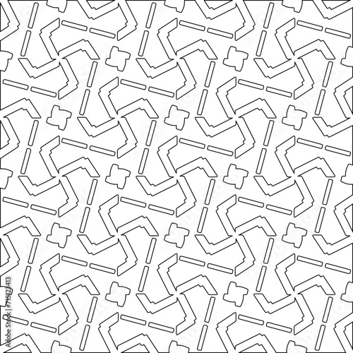 Abstract shapes from lines. Vector graphics for design  prints  decoration  cover  textile  digital wallpaper  web background  wrapping paper  clothing  fabric  packaging  cards.Geometric patterns.