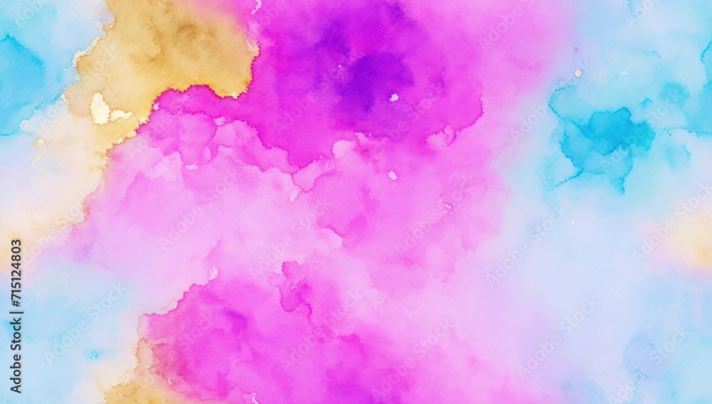 Alcohol ink abstract background. Watercolor style texture. Pink, blue and gold paint stains illustration, generative, AI. Alcohol ink abstract background. Watercolor style texture. Pink, blue and gold paint stains illustration, generative, AI.
