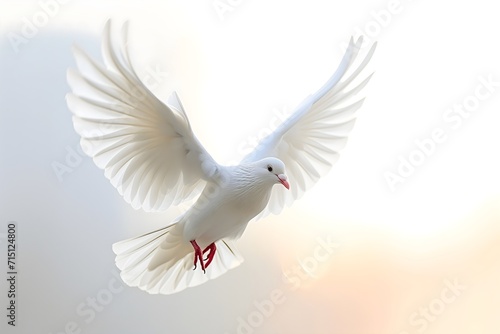 White Dove in Flight © Forrester