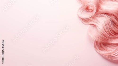 ピンクの美しい髪の背景画像 photo