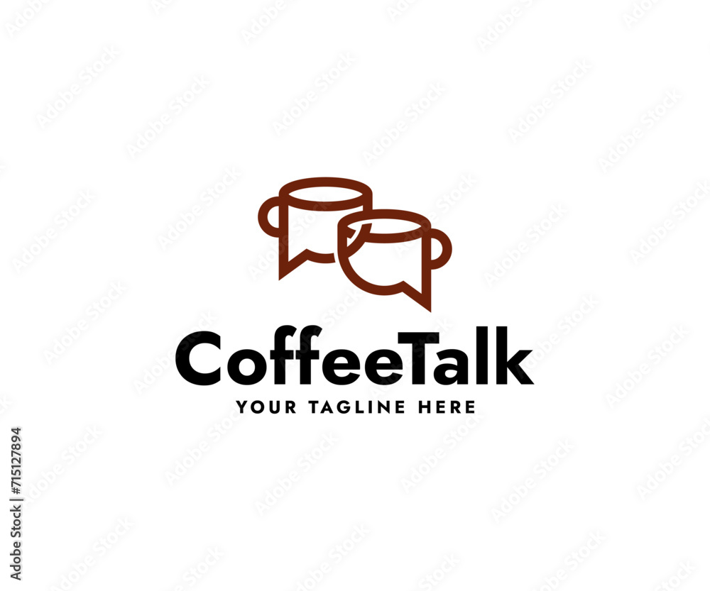 Coffee Talk Logo Design for your Business	
