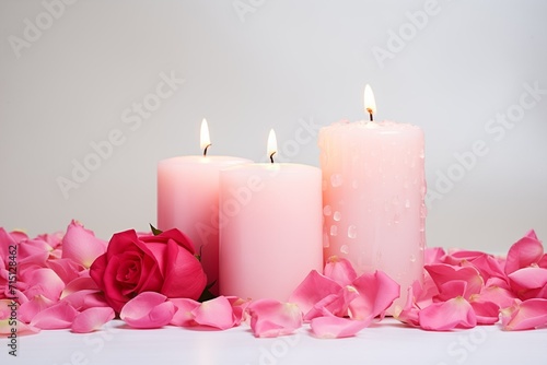 pink candles
