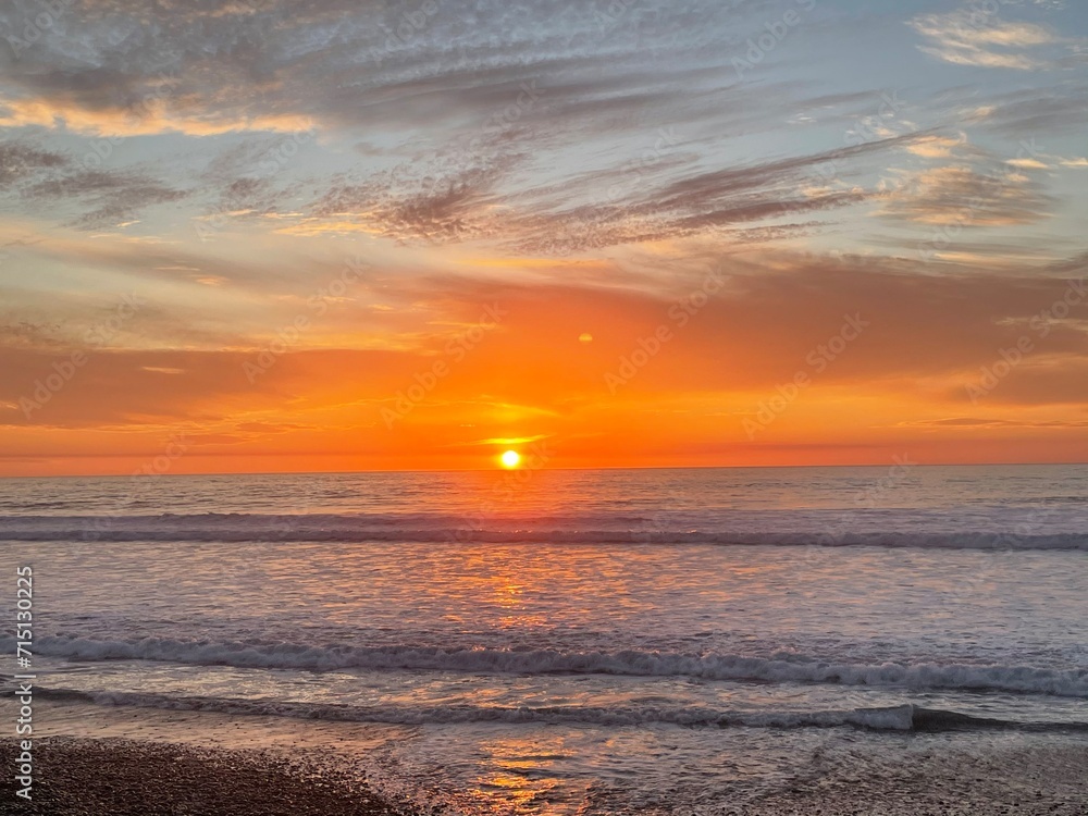 Obraz premium sunset over the sea