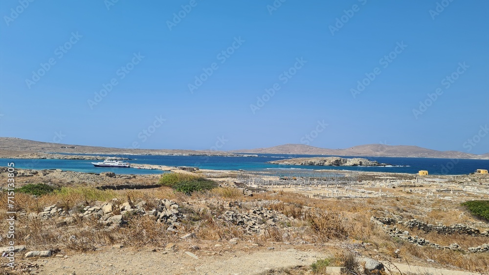 Delos Island, a jewel in the Aegean Sea, holds rich mythological and archaeological significance. 