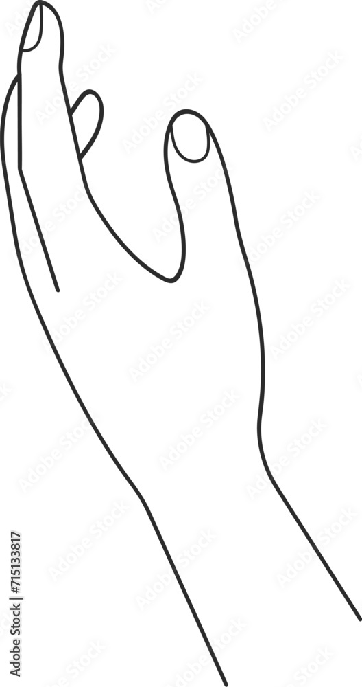 Hand Palm Outline Hand Palm Outline