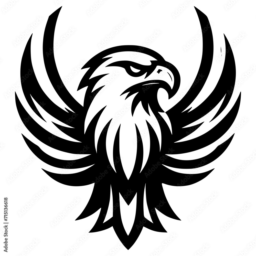 Obraz premium Vectorized Eagle Emblem