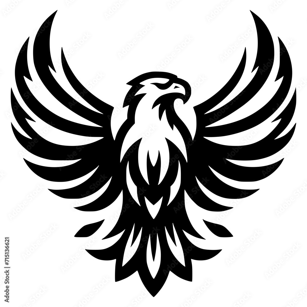 Obraz premium Vectorized Eagle Emblem