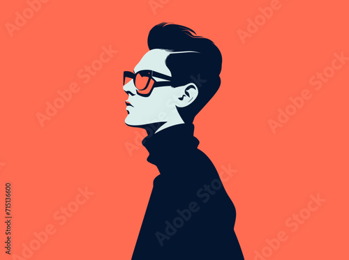 Retrato hombre moda