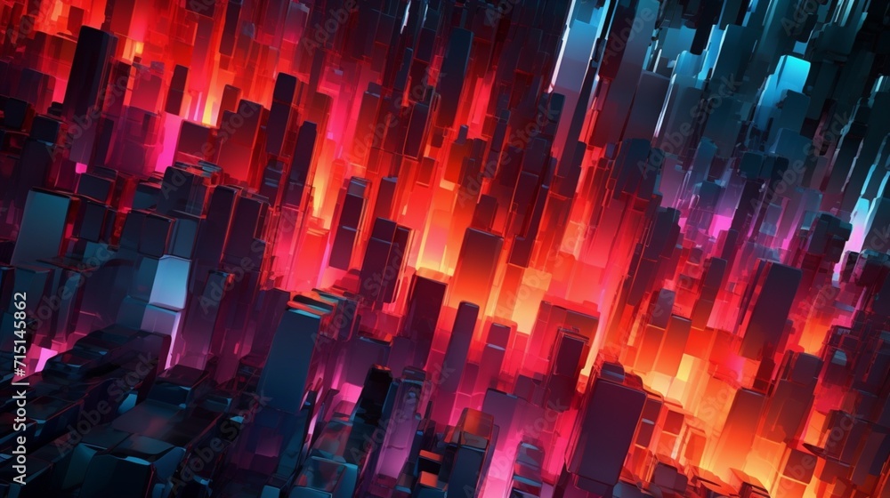 Digital abstract background Ai Generative Digital abstract background Ai Generative