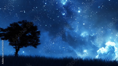 starry night sky wallpaper background
