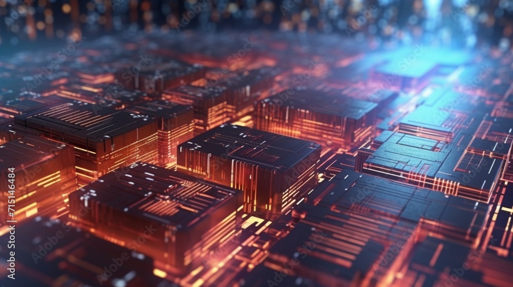 Digital technology concept abstract background Ai Generative Digital technology concept abstract background Ai Generative