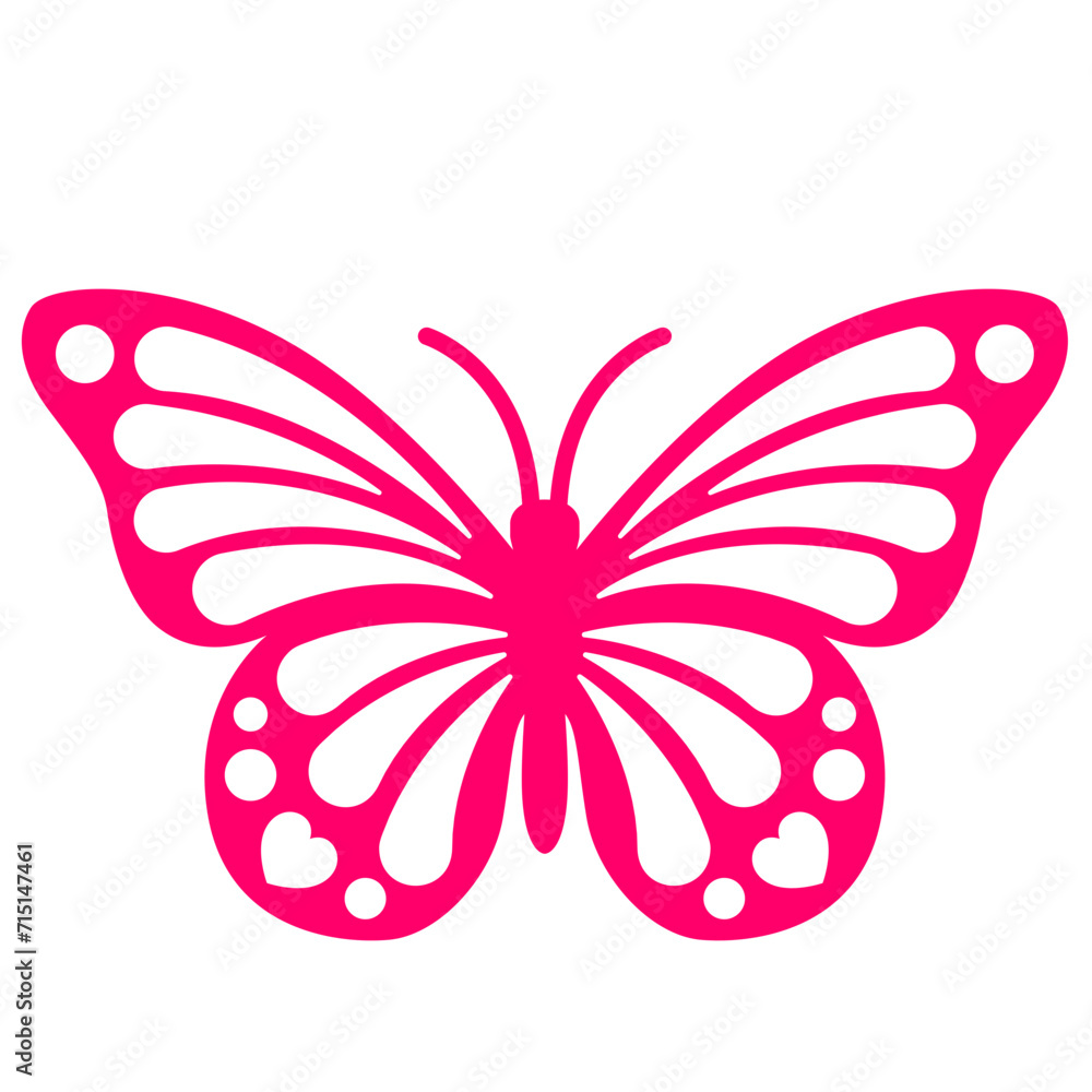 Butterfly shape Butterfly shape