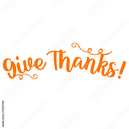Give thanks writing