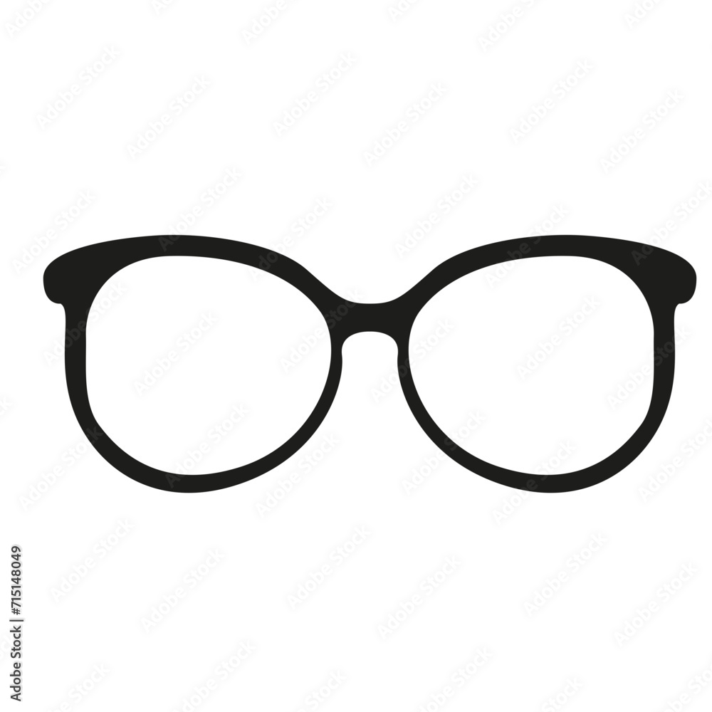 Eye glasses silhouette Eye glasses silhouette