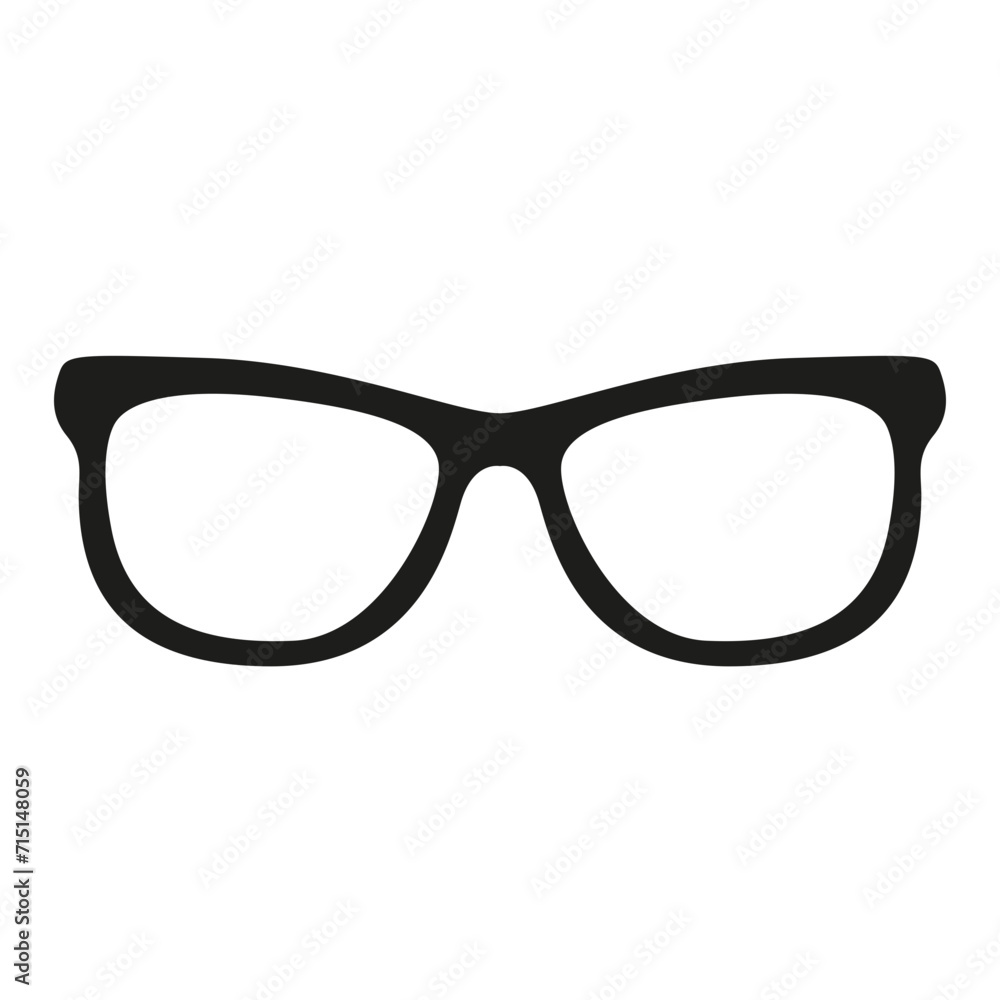 Eye glasses silhouette Eye glasses silhouette
