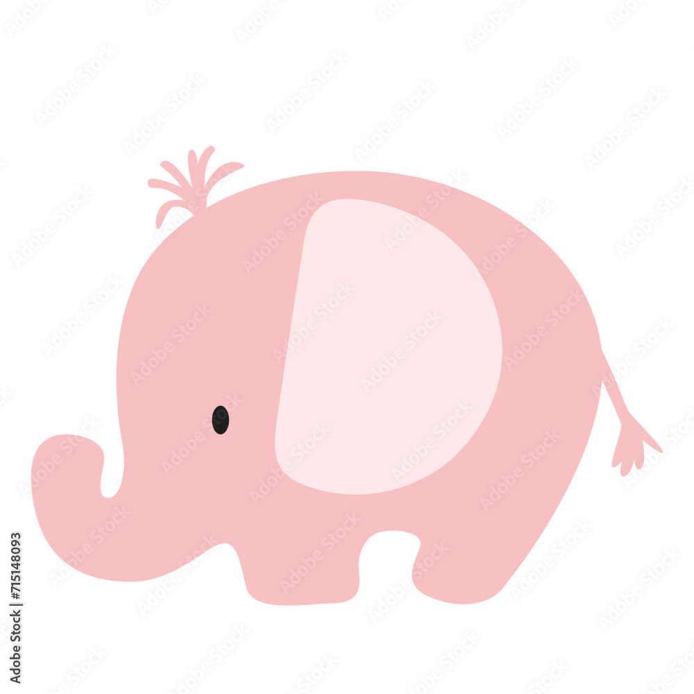 Cute minimal baby elephant icon Cute minimal baby elephant icon