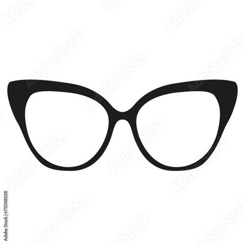 Eye glasses silhouette