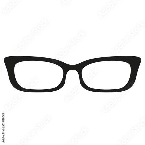 Eye glasses silhouette