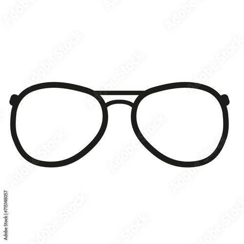 Eye glasses silhouette