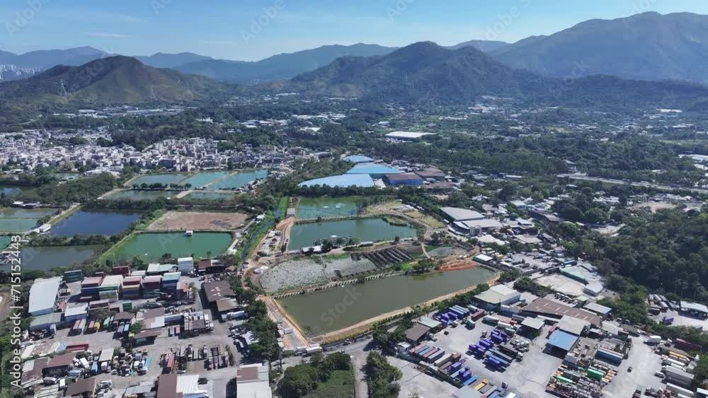 Marshes Nature Reserve wetland Countryside in New Territories Hong Kong Northern Metropolis Development, Drone Aerial Skyview of Fish Pond in Nam Sang Wai San Tin Ngau Tam Mei Mai Po Lok Ma Chau Yuen Marshes Nature Reserve wetland Countryside in New Territories Hong Kong Northern Metropolis Development, Drone Aerial Skyview of Fish Pond in Nam Sang Wai San Tin Ngau Tam Mei Mai Po Lok Ma Chau Yuen