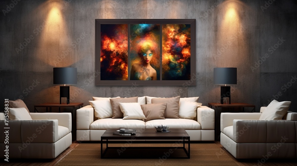 Modern elegant living room interior design Modern elegant living room interior design