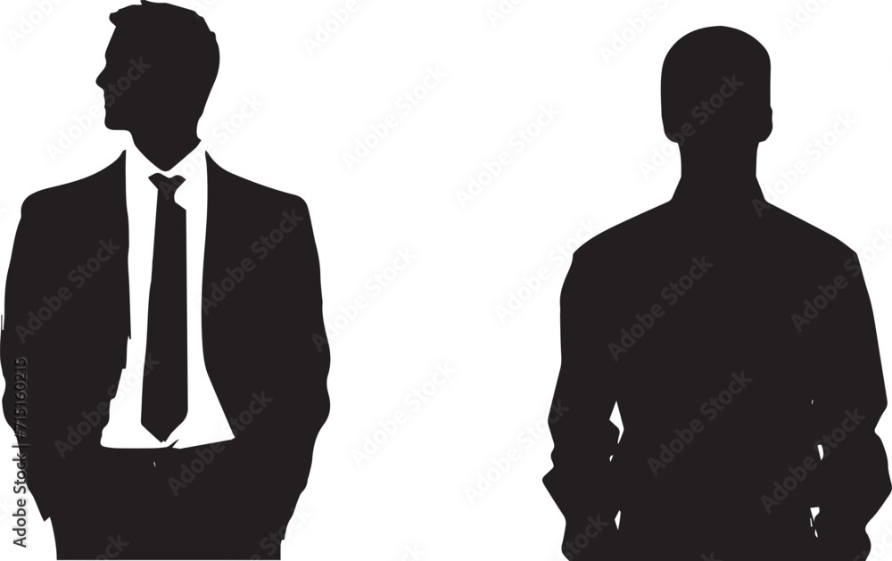 Silhouette Business People Vector illustration Silhouette Business People Vector illustration