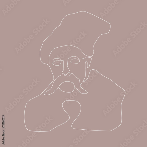 Taras Shevchenko poker face
