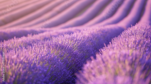 lavender field at sunset