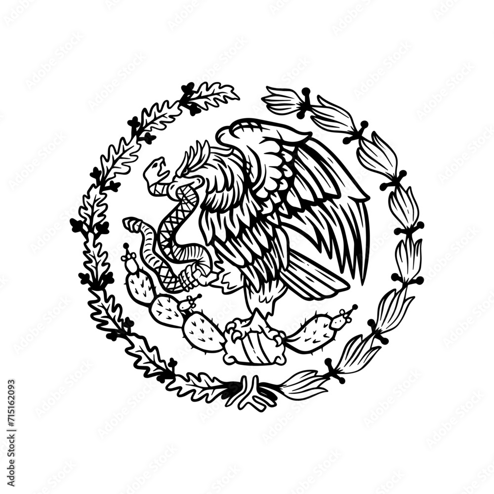 Mexican Flag Seal