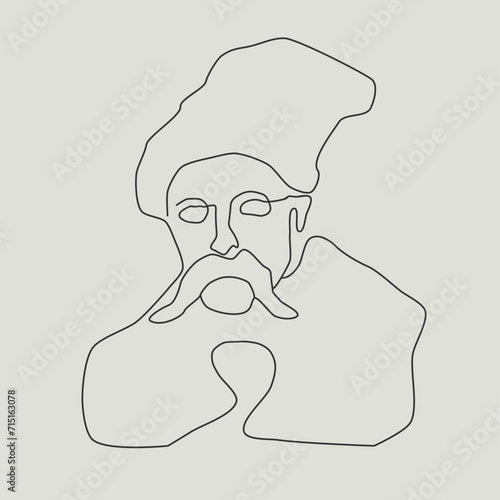 Taras Shevchenko poker face