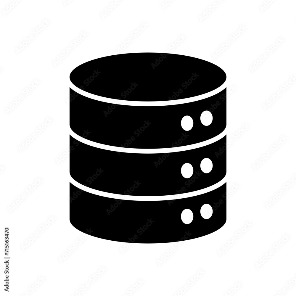 Database icon vector. database vector icon Database icon vector. database vector icon