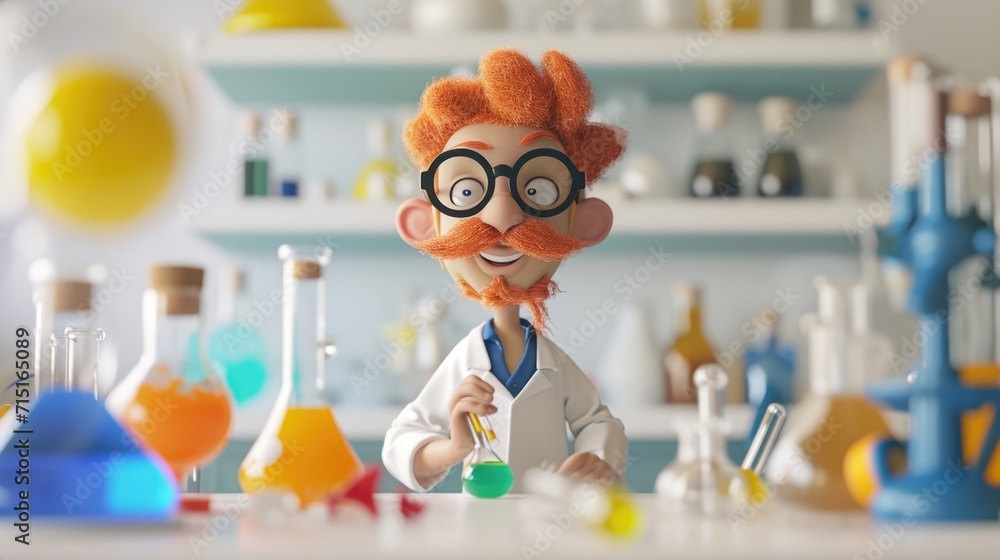 Cartoon digital avatars of Science Lab Prodigy Cartoon digital avatars of Science Lab Prodigy