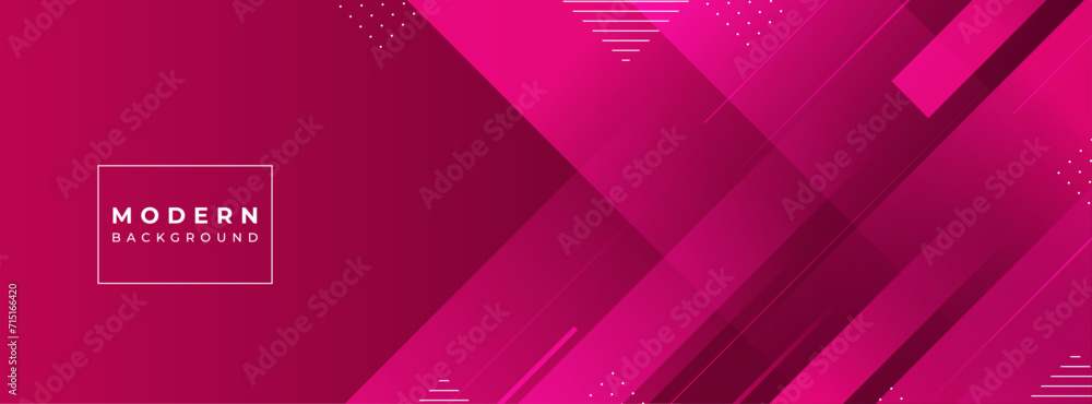 Obraz premium Banner background gradient, pink , abstract , slash abstract modern , memphis, element. Vector background