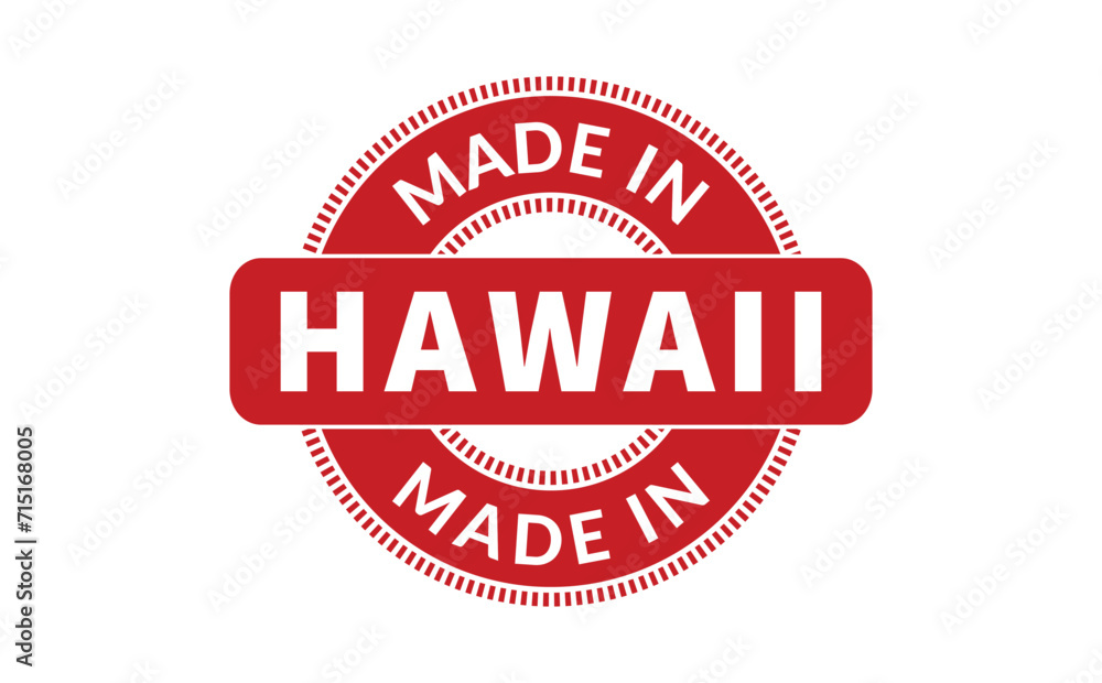 Made In Hawaii Rubber Stamp Made In Hawaii Rubber Stamp